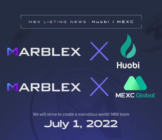 網石專有區塊鏈貨幣「MBX」正式上架火幣與MEXC